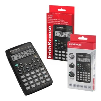 Калкулатор ErichKrause® SC-910 Classic, 10 разряден, черен