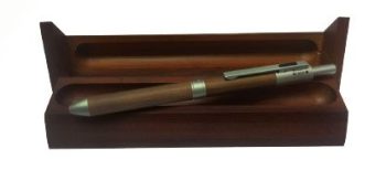 Автоматична химикалка OHTO Multi-natural Wood с дървена кутийка