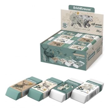 Гума за молив ErichKrause® Natural Life /в кутия 32 бр./