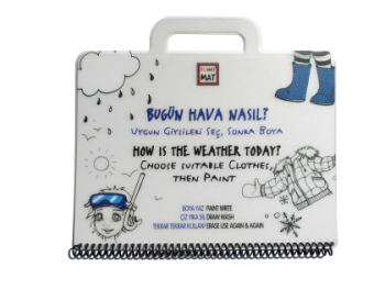 Комплект за оцветяване Funny Mat Travel Set - HOW IS THE WEATHER TODAY?
