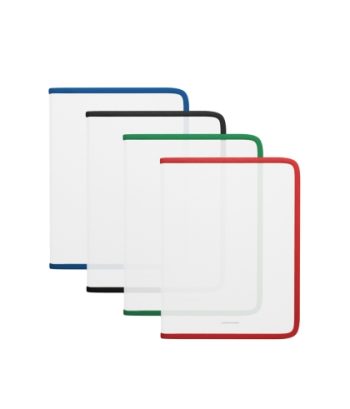Папка с цип ErichKrause® Matt Clear с цветни ципове, A4+