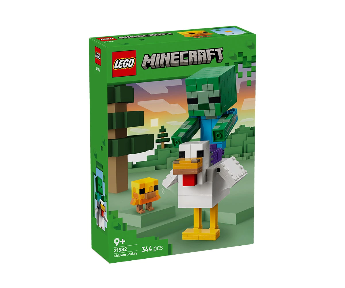 Детски комплект за игра LEGO® Minecraft 21582 - Жокей на пилета LEGO® Minecraft 21582 - Chicken Jockey
