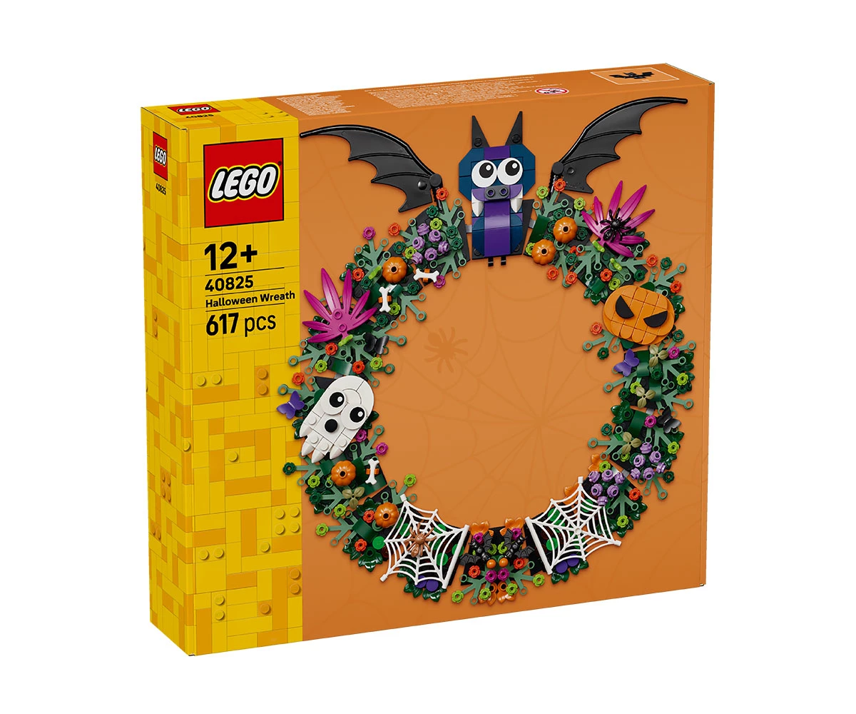 Детски комплект за игра LEGO® Iconic 40825 - Венец за Хелоуин LEGO® Iconic 40825 - Halloween Wreath