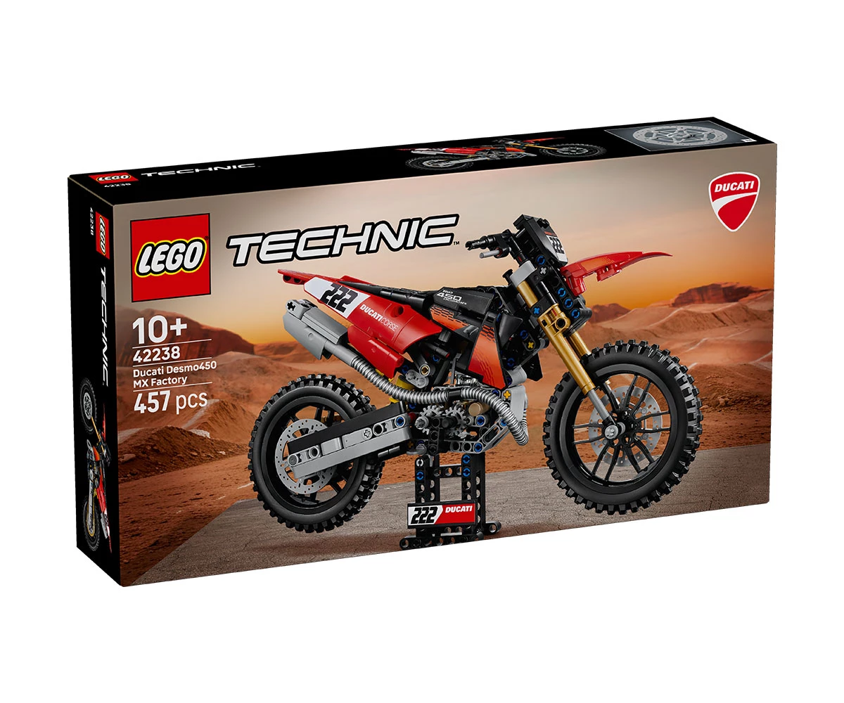 Детски комплект за игра LEGO® Technic 42238 - Мотоциклет Ducati Desmo450 MX Factory LEGO® Technic 42238 - Ducati Desmo450 MX Factory Motorcycle
