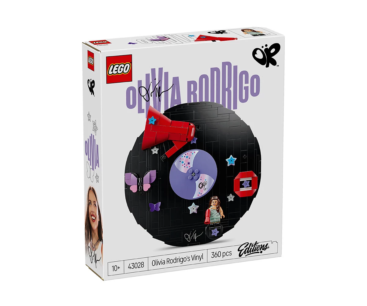 Детски комплект за игра LEGO® Editions Music 43028 - Грамофонна плоча на Оливия Родриго LEGO® Editions Music 43028 - Olivia Rodrigo's Vinyl