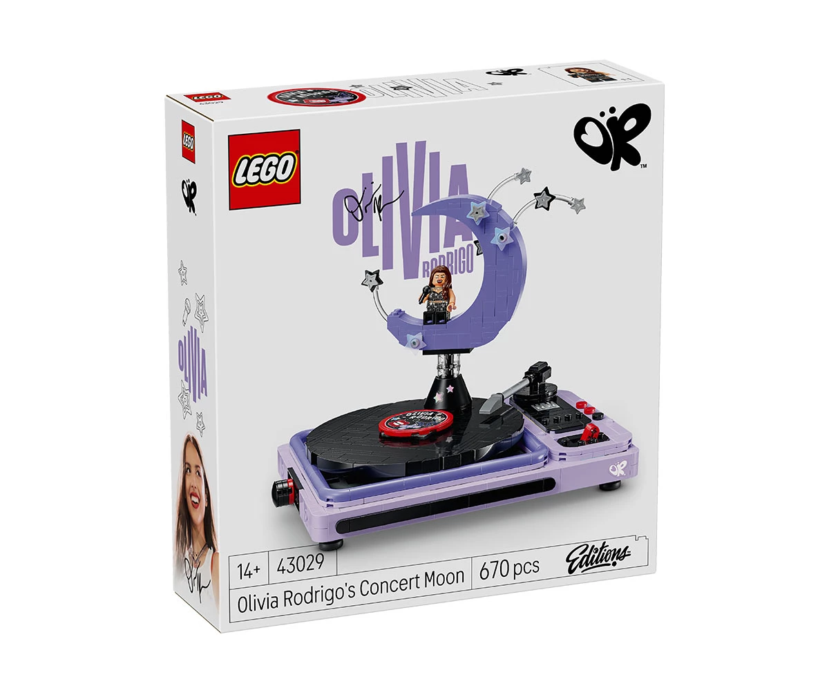 Детски комплект за игра LEGO® Editions Music 43029 - Концертната луна на Оливия Родриго LEGO® Editions Music 43029 - Olivia Rodrigo's Concert Moon