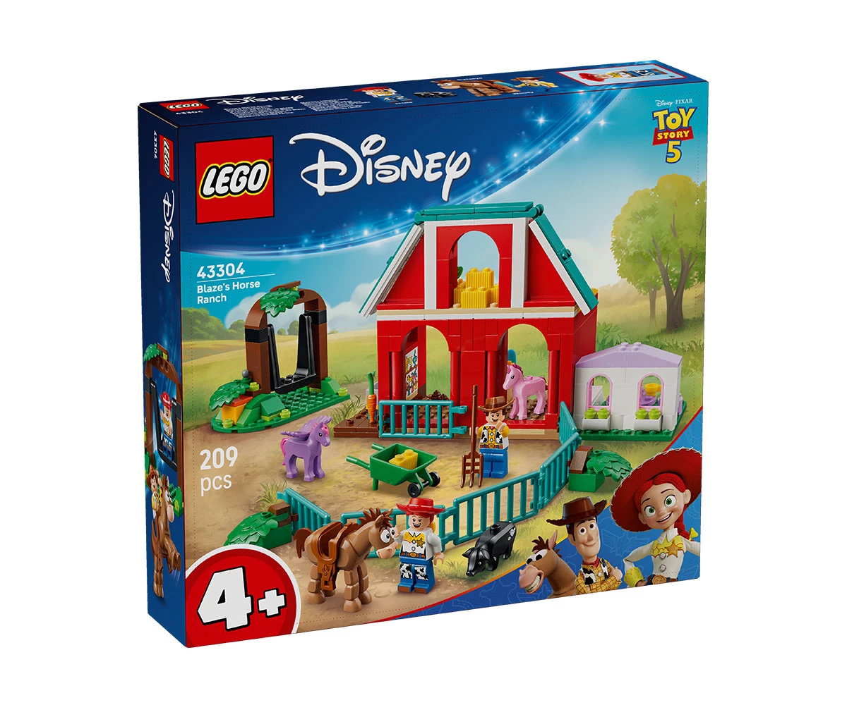 Детски комплект за игра LEGO® Disney™ 43304 - Ранчото за коне на Блейз LEGO® Disney™ 43304 - Toy story Blaze's Horse Ranch