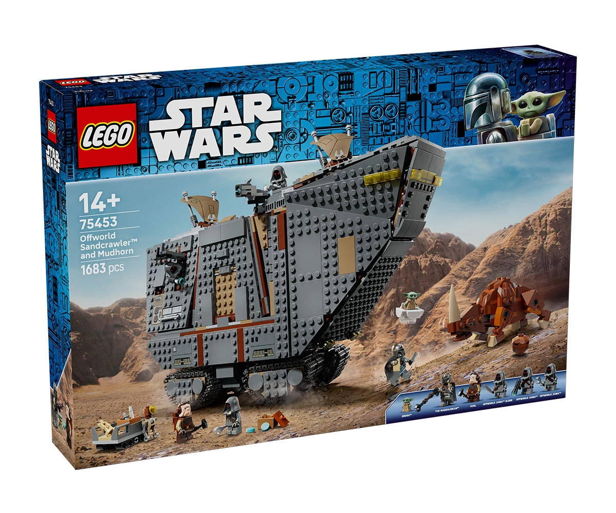Детски комплект за игра LEGO® Star Wars™ 75453 - Другопланетен пясъчен пълзач и мъдхорн LEGO® Star Wars™ 75453 - Offworld Sandcrawler™ and Mudhorn