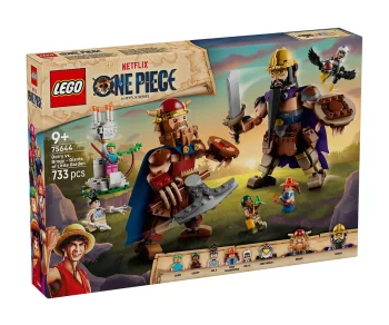 Детски комплект за игра LEGO® One Piece 75644 – Дори срещу Броги – Гигантите от Малката градина