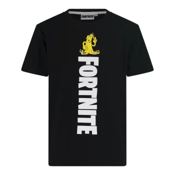 Тениска за момче Fortnite Peely Black, 100 % памук