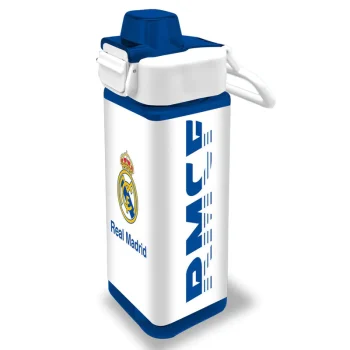 Квадратна бутилка за вода Real Madrid, 500мл